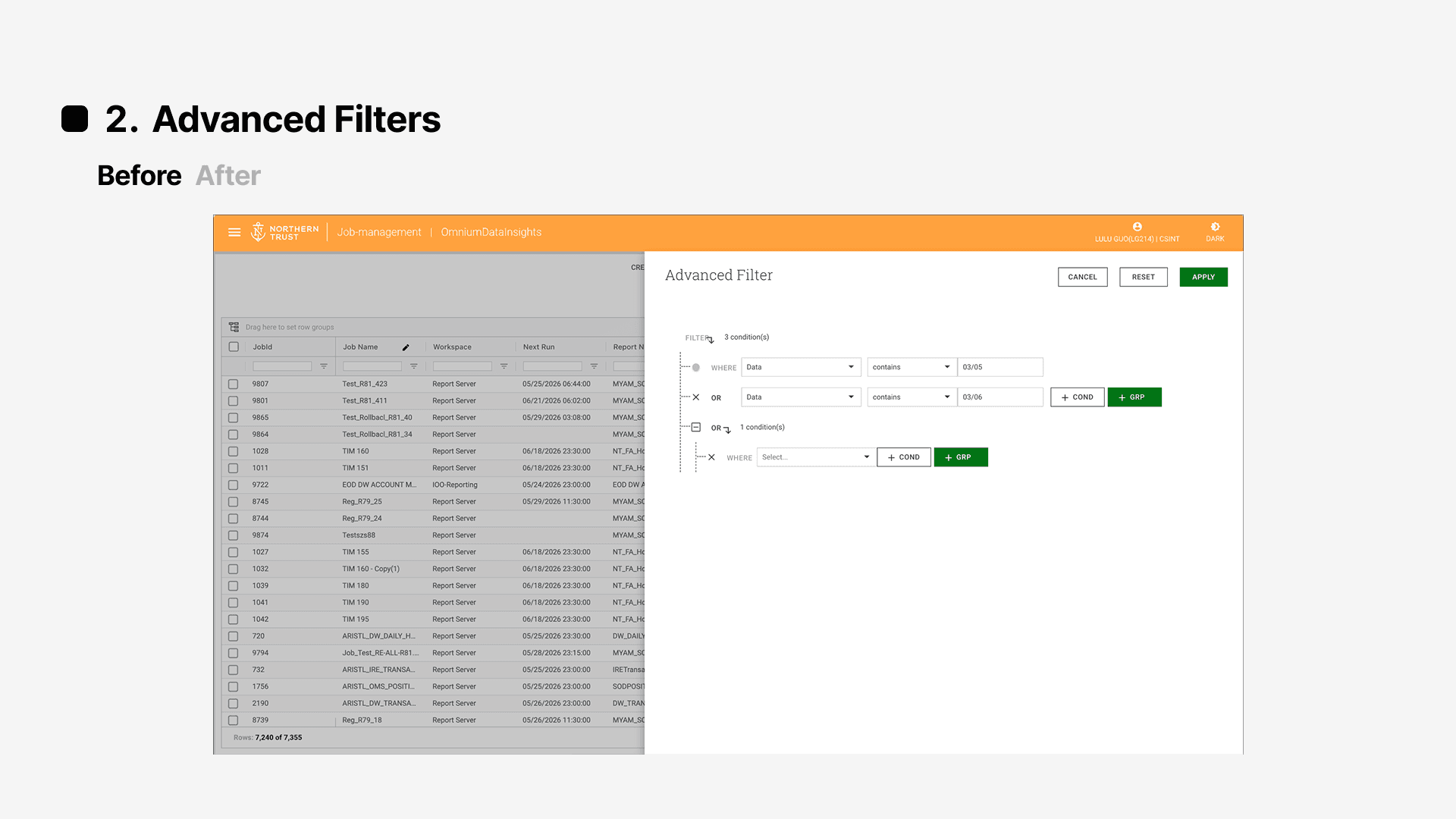 Report Scheduler — view 6