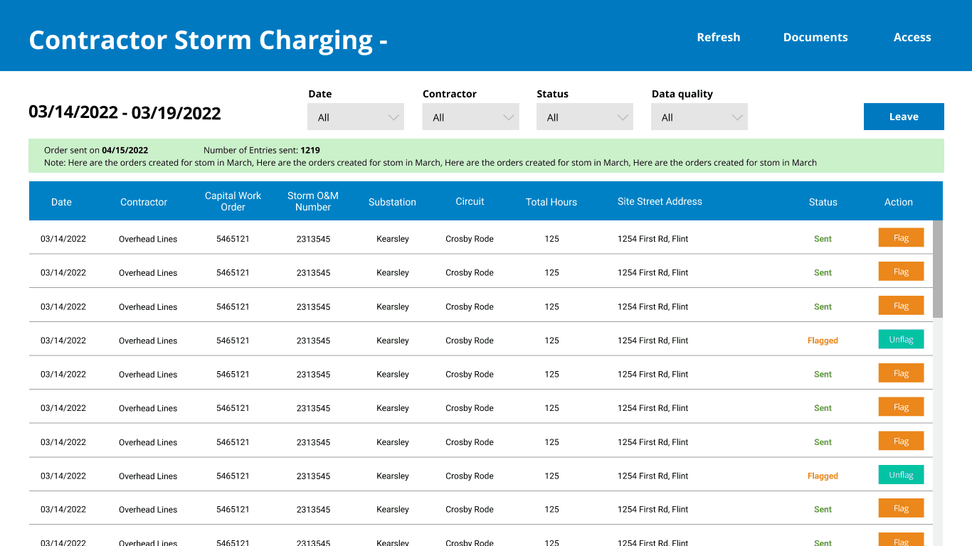 Storm Response & Contractor Portal — view 2