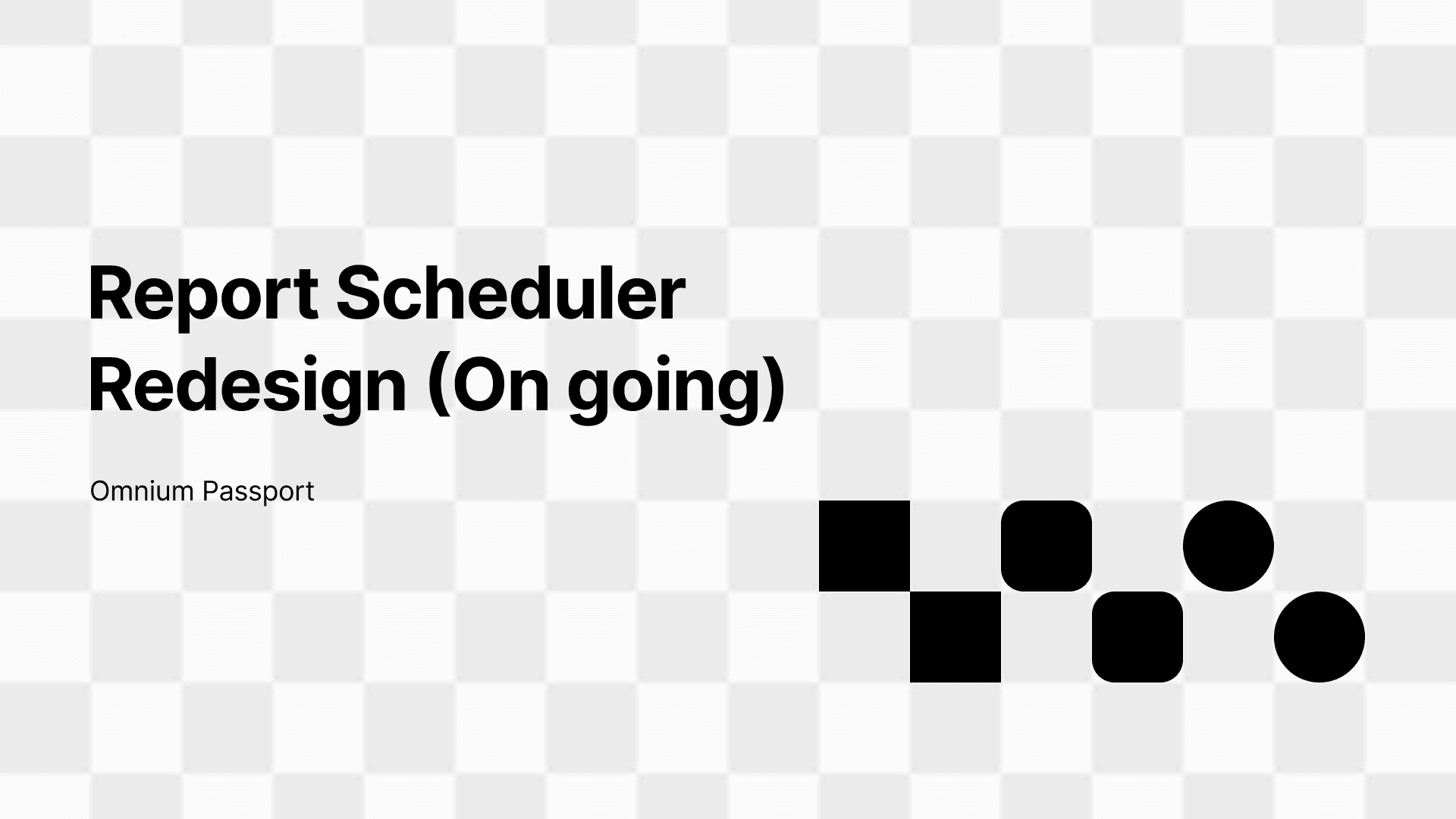 Report Scheduler — view 1